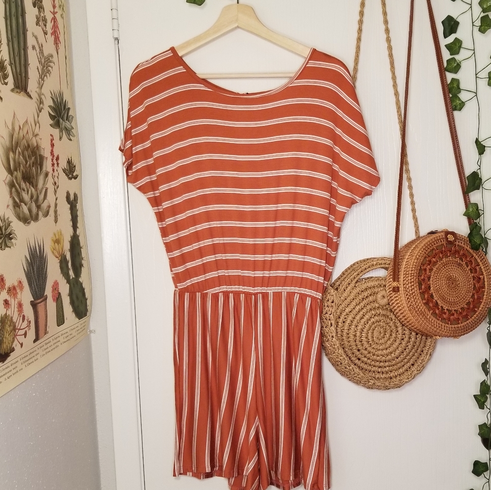 See you monday romper sz L